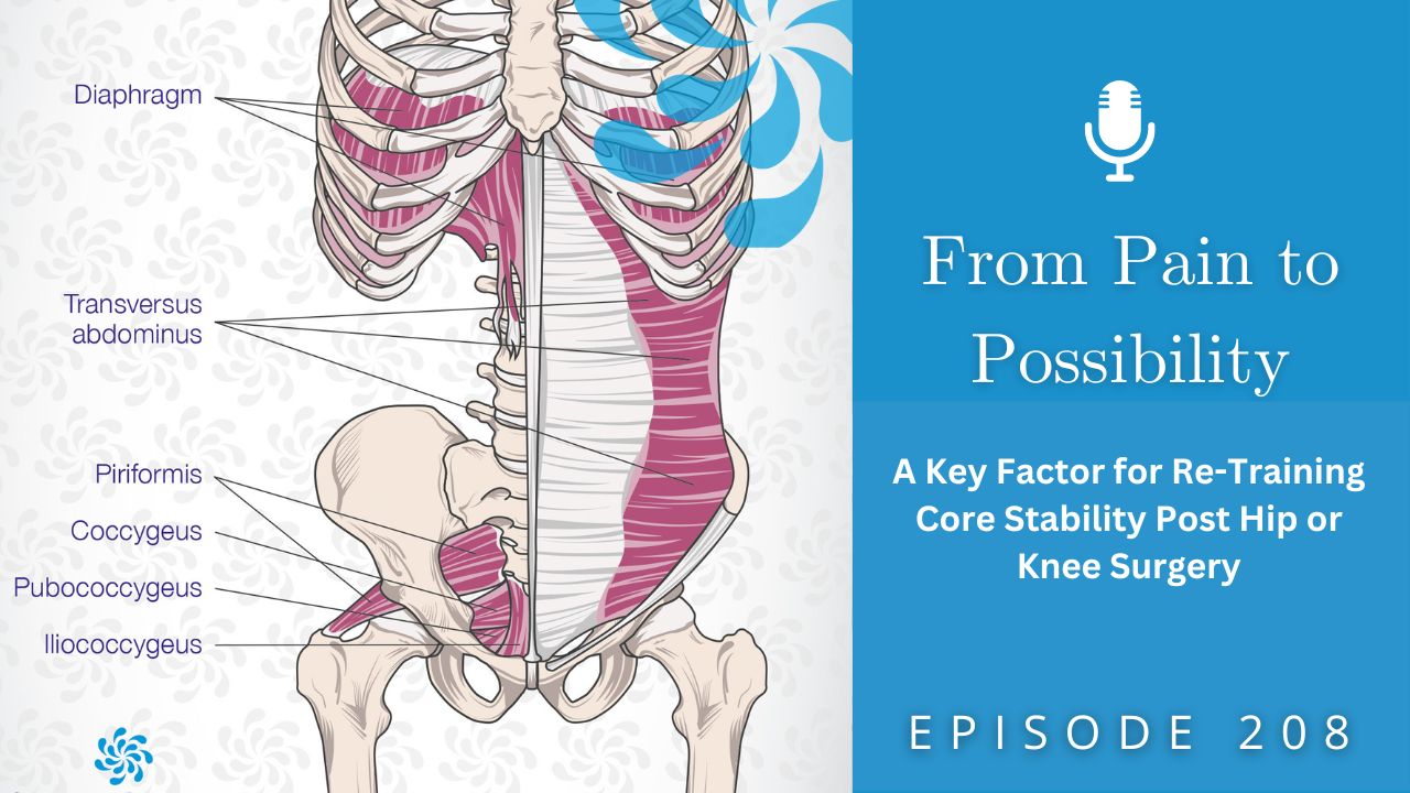 From Pain to Possibility Susi Hately | A Key Factor for Re-Training Core Stability Post Hip or Knee Surgery