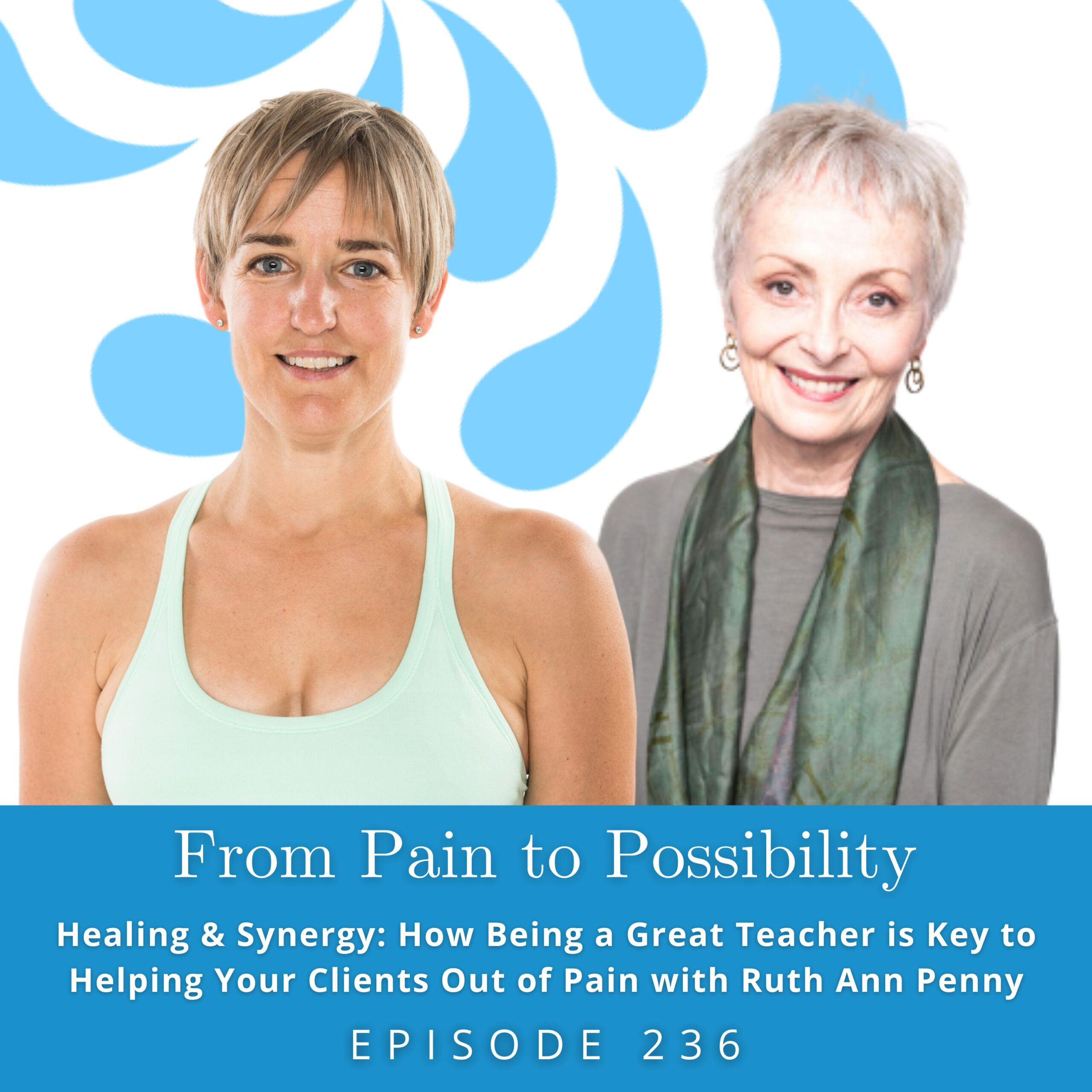 From Pain to Possibility with Susi Hately | Healing & Synergy: How Being a Great Teacher is Key to Helping Your Clients Out of Pain with Ruth Ann Penny